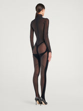 Load image into Gallery viewer, Sheer Panel Catsuit