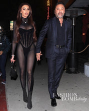 Load image into Gallery viewer, Sheer Panel Catsuit